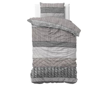 Dekbedovertrek Flanel Elin Taupe 