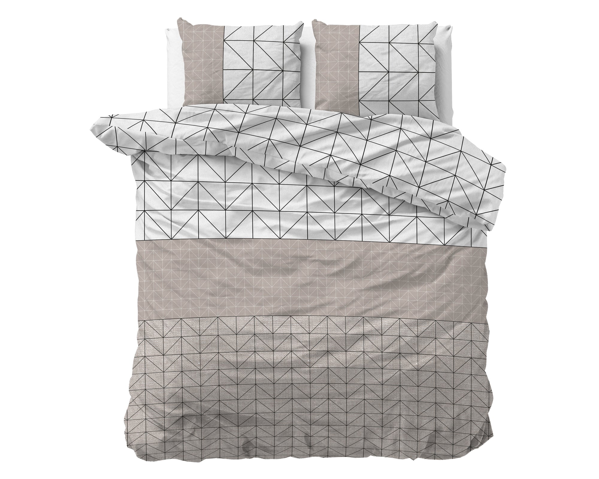 Dekbedovertrek Flanel Gino Taupe