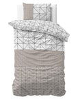 Dekbedovertrek Flanel Gino Taupe