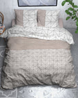 Dekbedovertrek Flanel Gino Taupe
