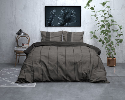 Dekbedovertrek Flanel Kees Taupe