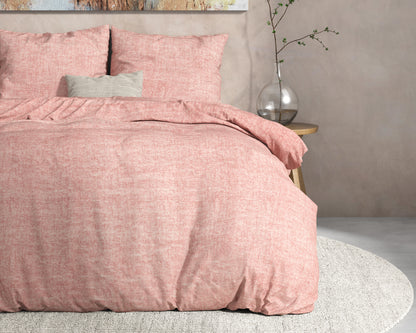 Dekbedovertrek Flanel Leo Roze 