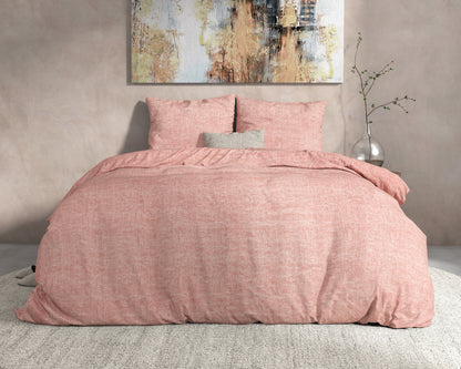Dekbedovertrek Flanel Leo Roze 
