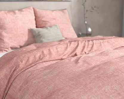 Dekbedovertrek Flanel Leo Roze 