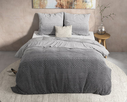 Dekbedovertrek Flanel Tamar - Grey 