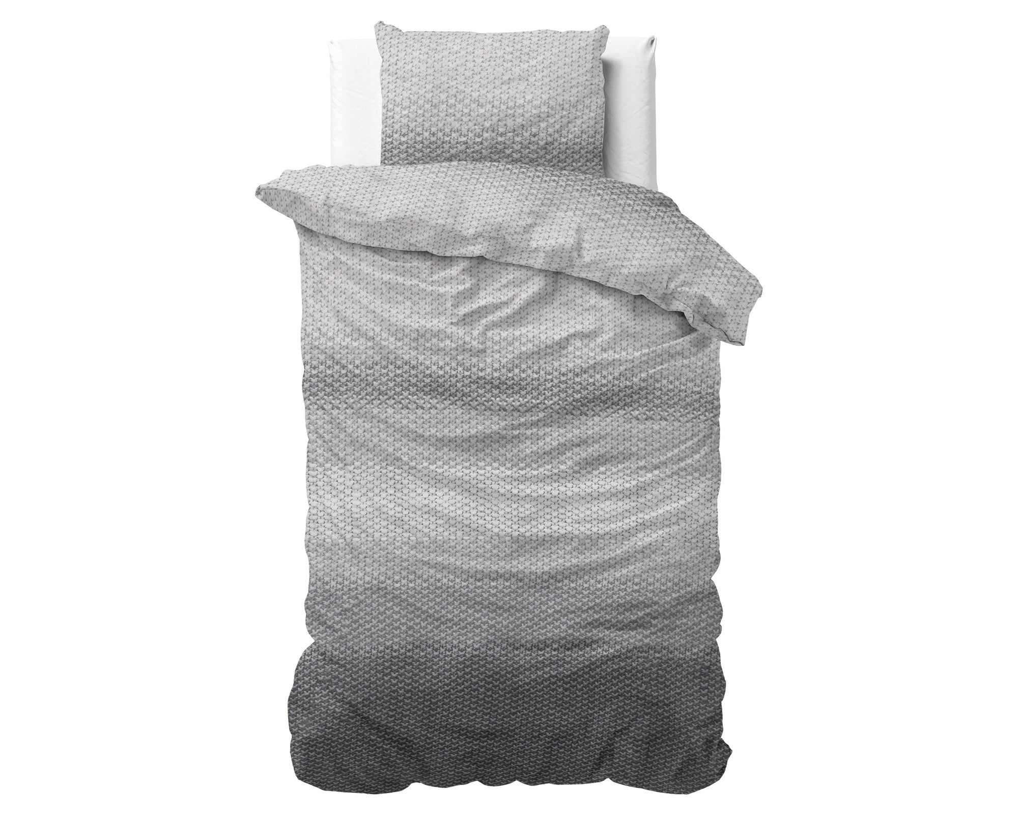 Dekbedovertrek Flanel Tamar - Grey 