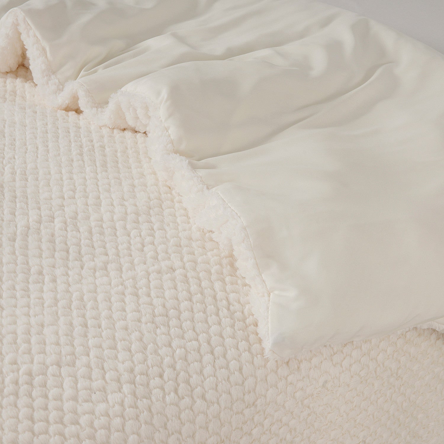 Dekbedovertrek Fur Teddy Creme 