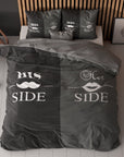Dekbedovertrek His and Her side 3 Zwart 