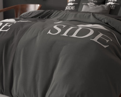 Dekbedovertrek His and Her side 3 Zwart 