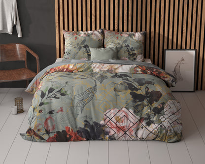 Dekbedovertrek Marble Art Deco Groen 