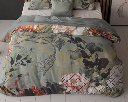 Dekbedovertrek Marble Art Deco Groen 
