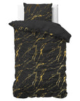 Dekbedovertrek Marble Zwart 