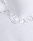 Dekbedovertrek Ruffles wit 