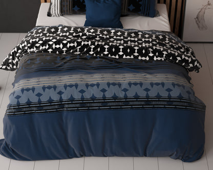 Dekbedovertrek Scanda Navy 
