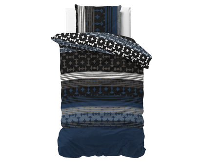 Dekbedovertrek Scanda Navy 