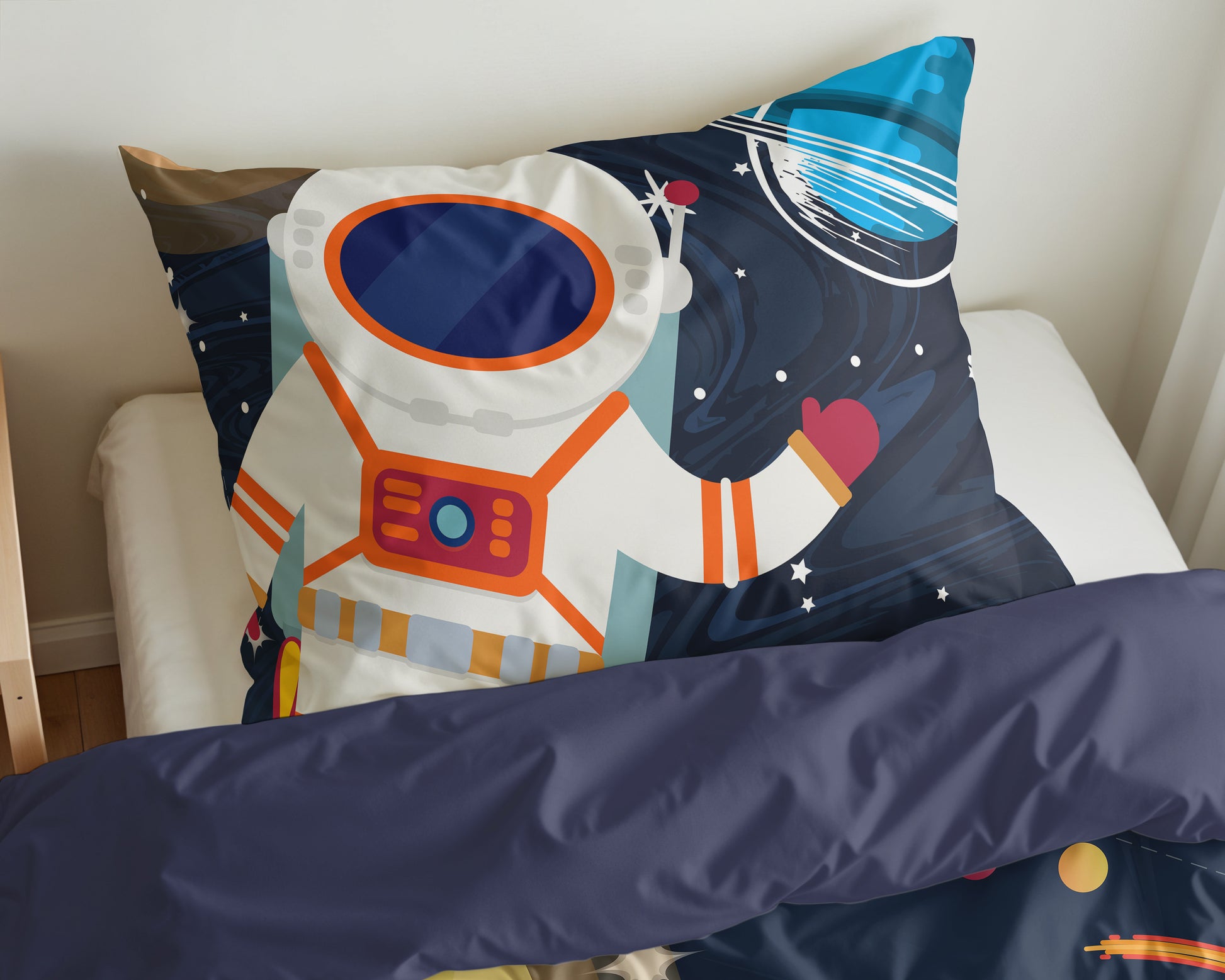 Dekbedovertrek Space man 2