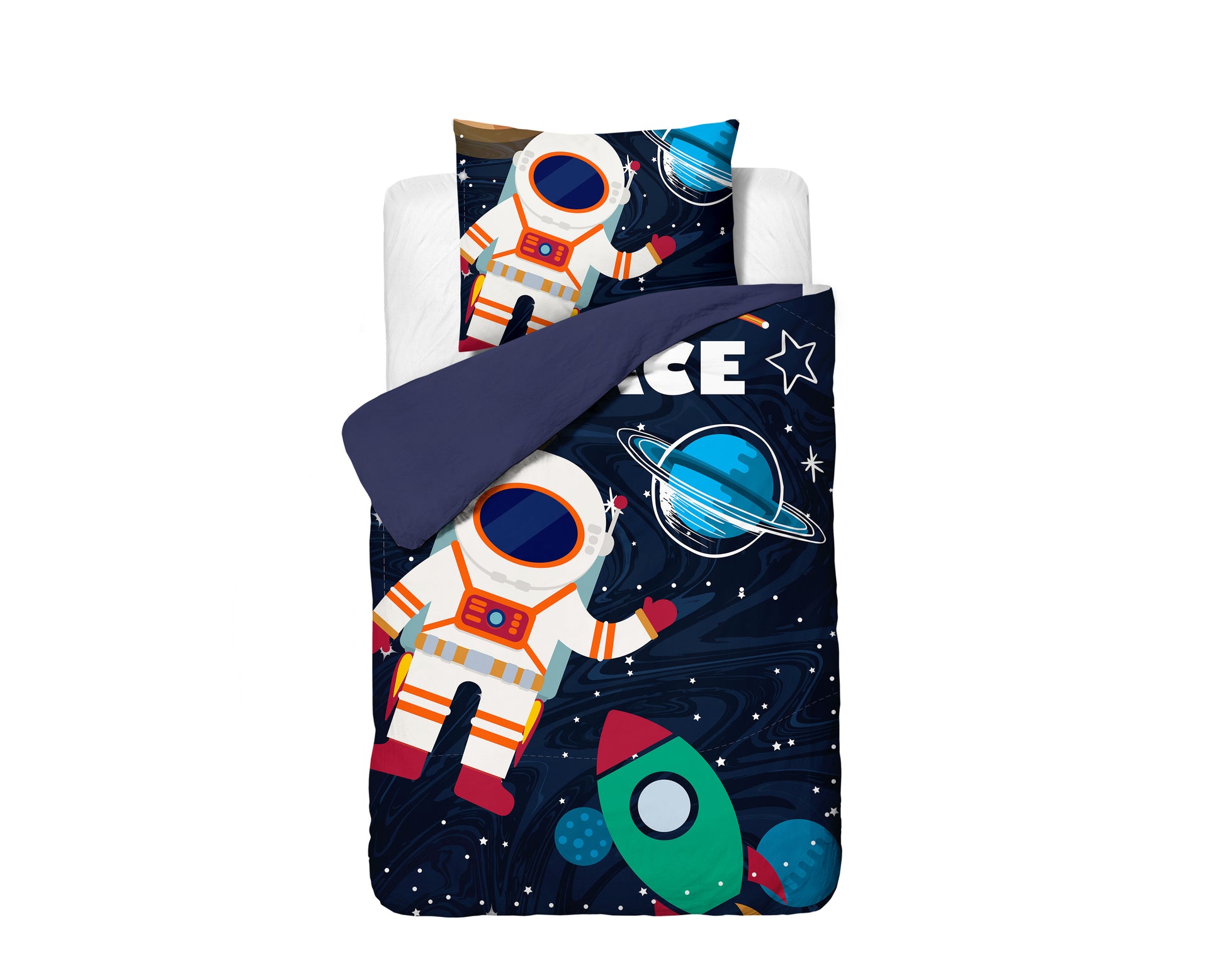 Dekbedovertrek Space man 2
