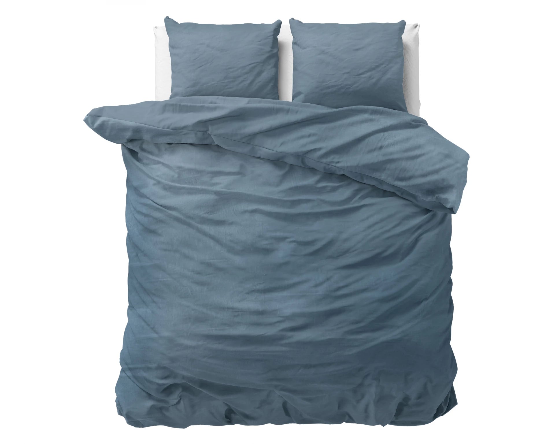 Dekbedovertrek Stone Washed Blauw 