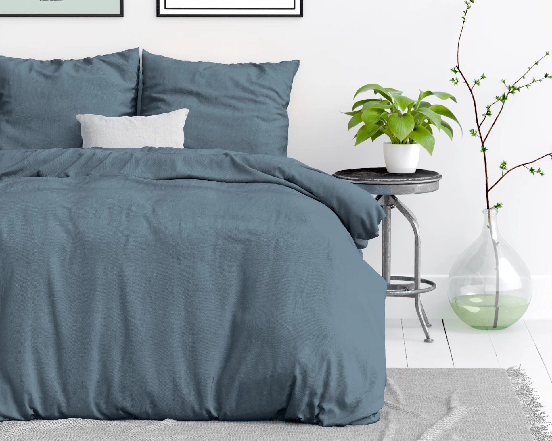 Dekbedovertrek Stone Washed Blauw 