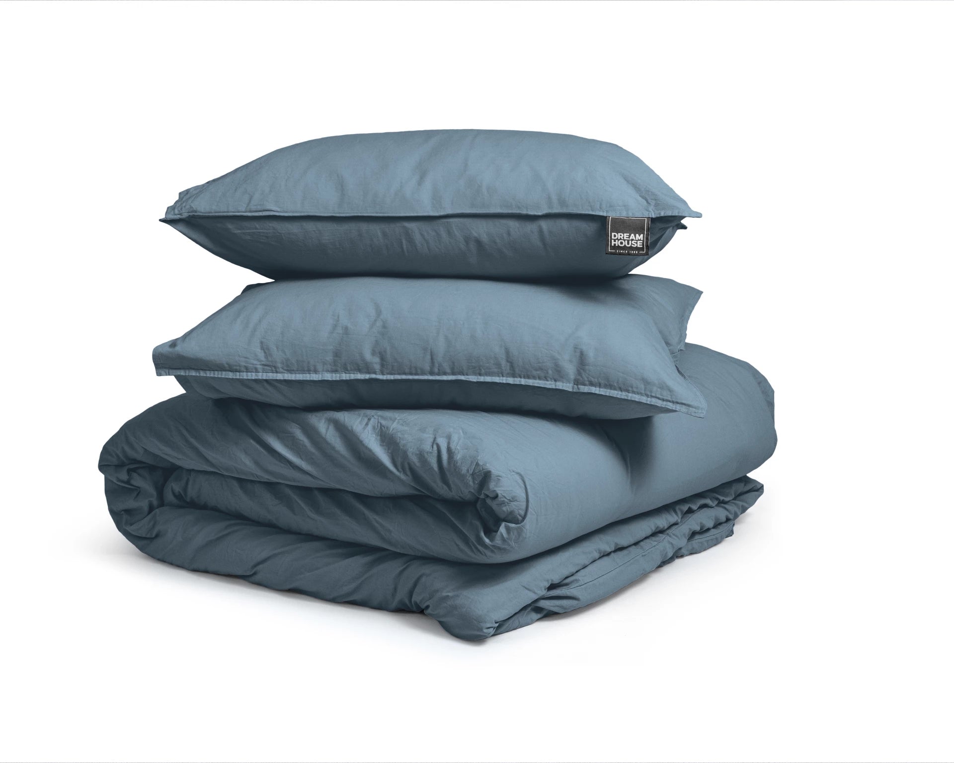 Dekbedovertrek Stone Washed Blauw 