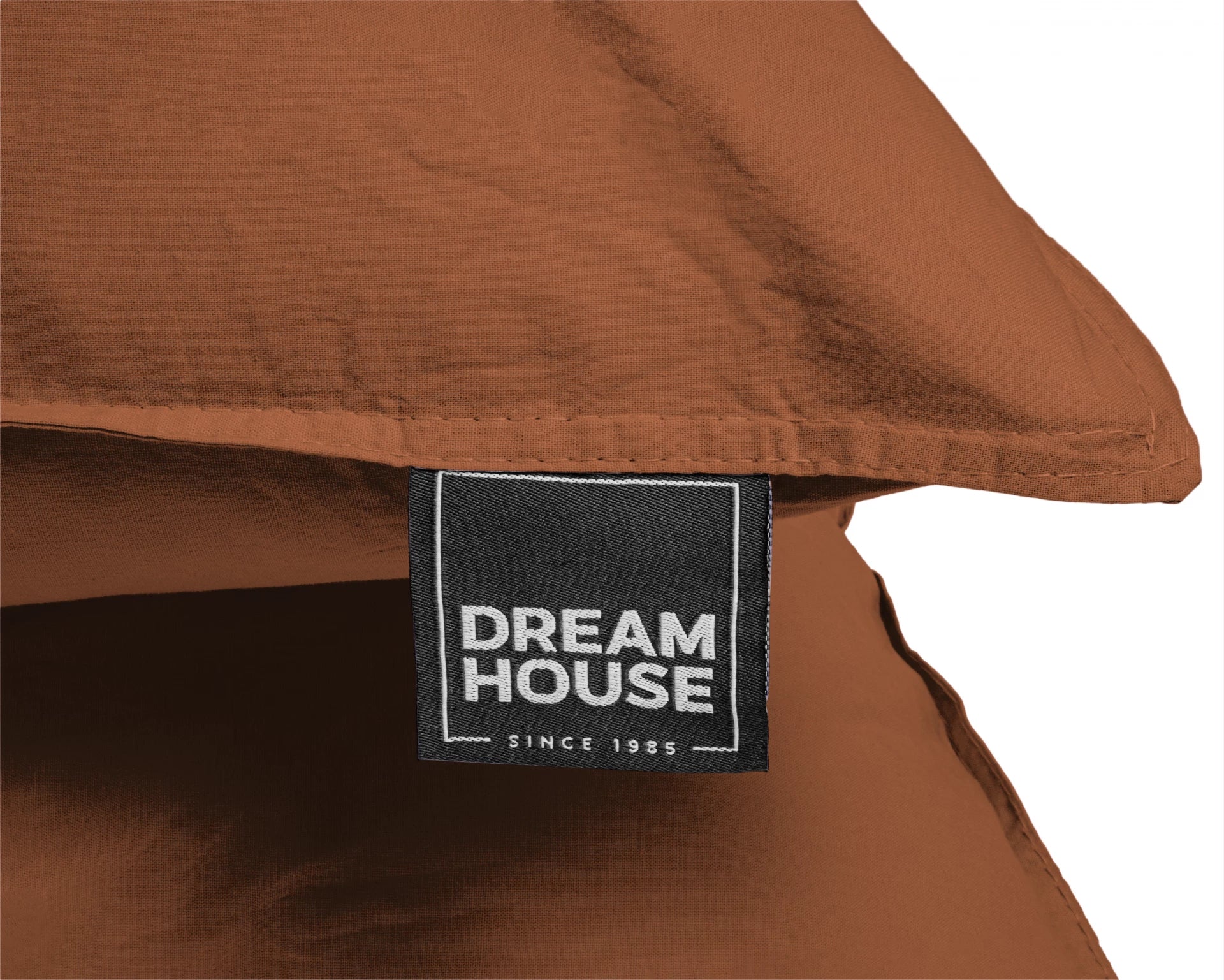 Dekbedovertrek Stone Washed Bruin 