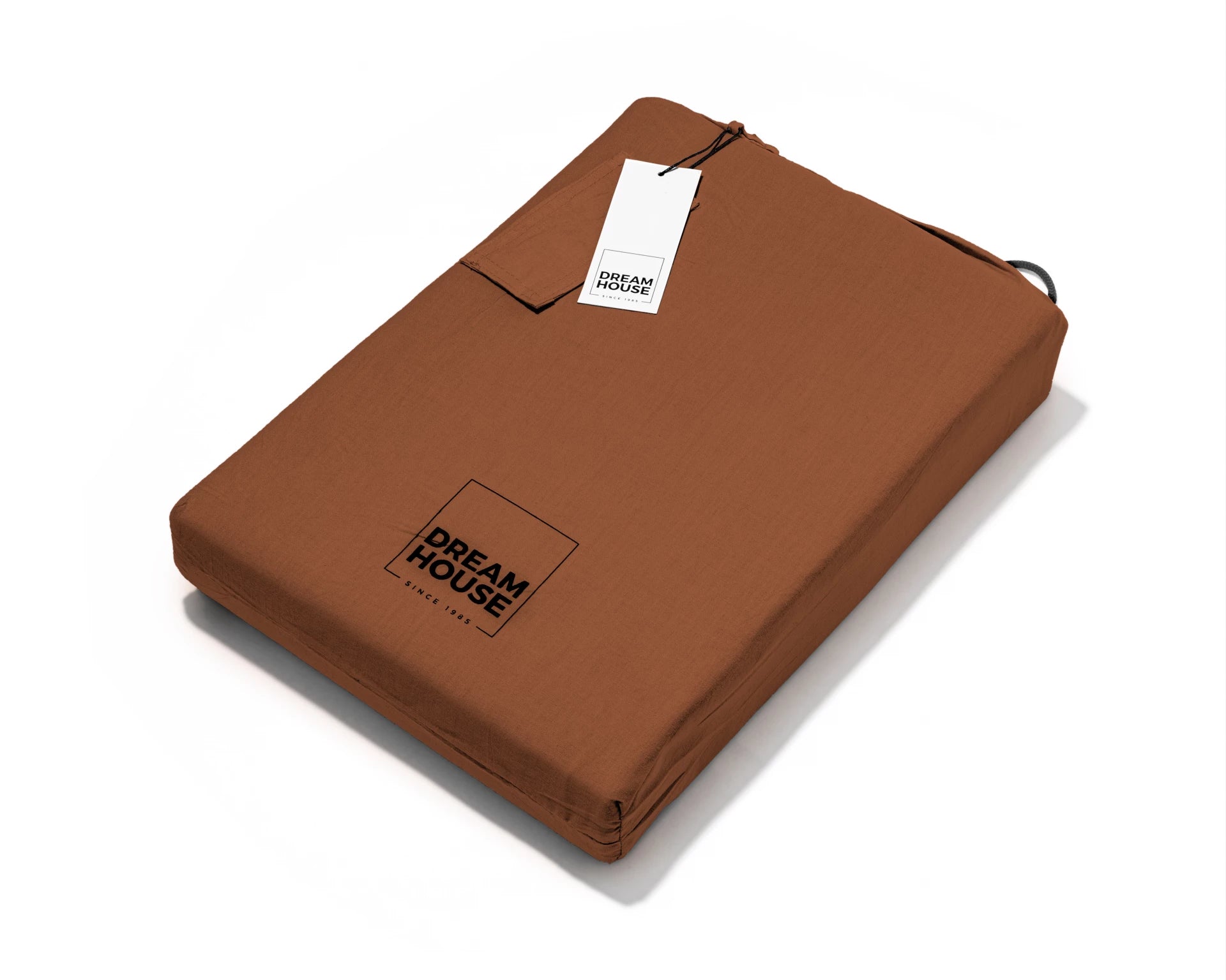Dekbedovertrek Stone Washed Bruin 