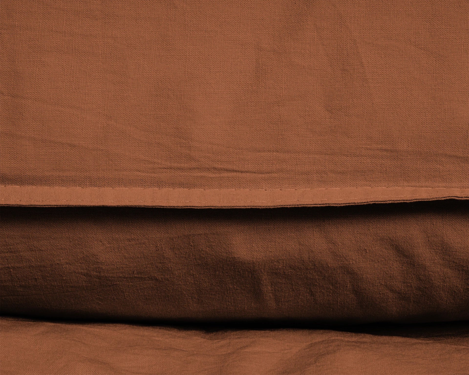 Dekbedovertrek Stone Washed Bruin 