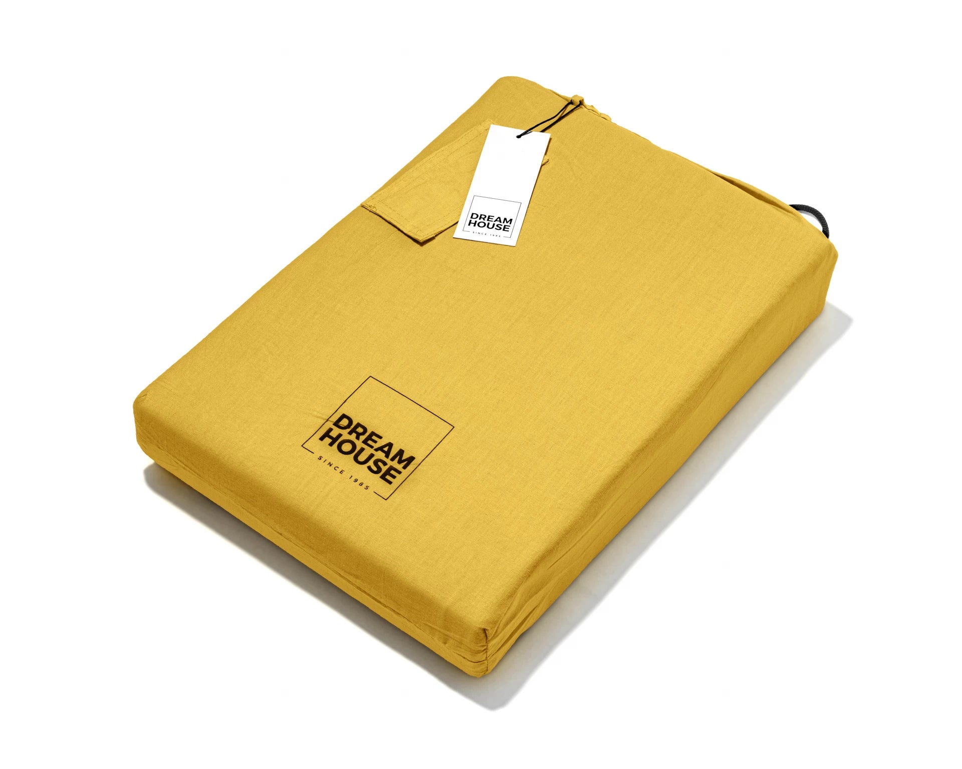 Dekbedovertrek Stone Washed Mustard