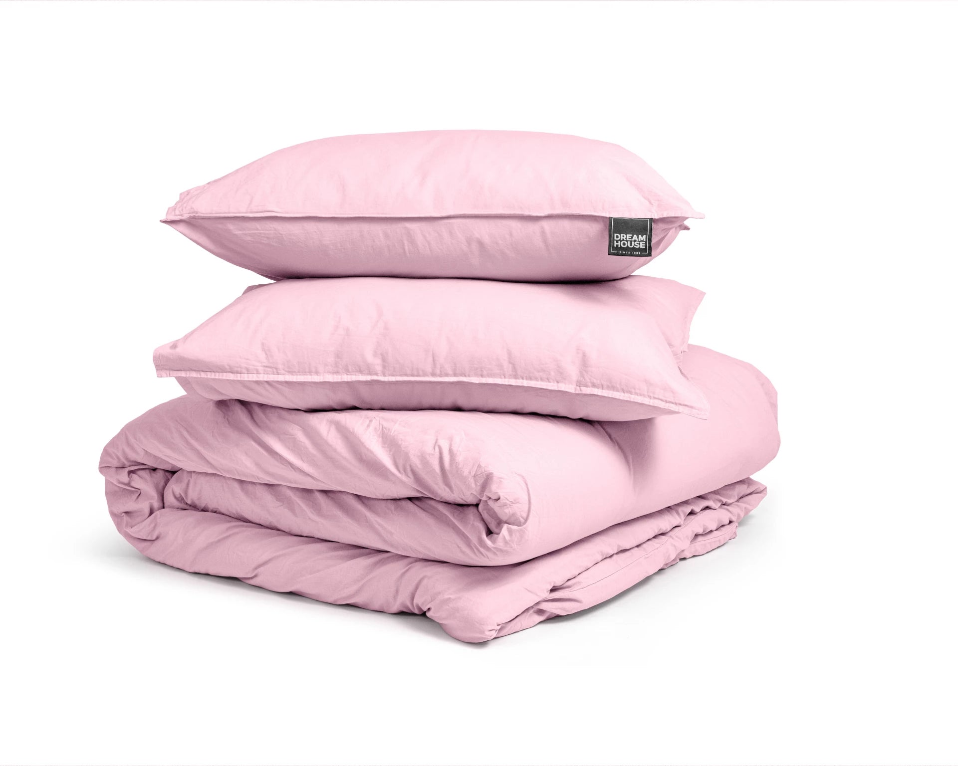 Dekbedovertrek Stone Washed Roze 