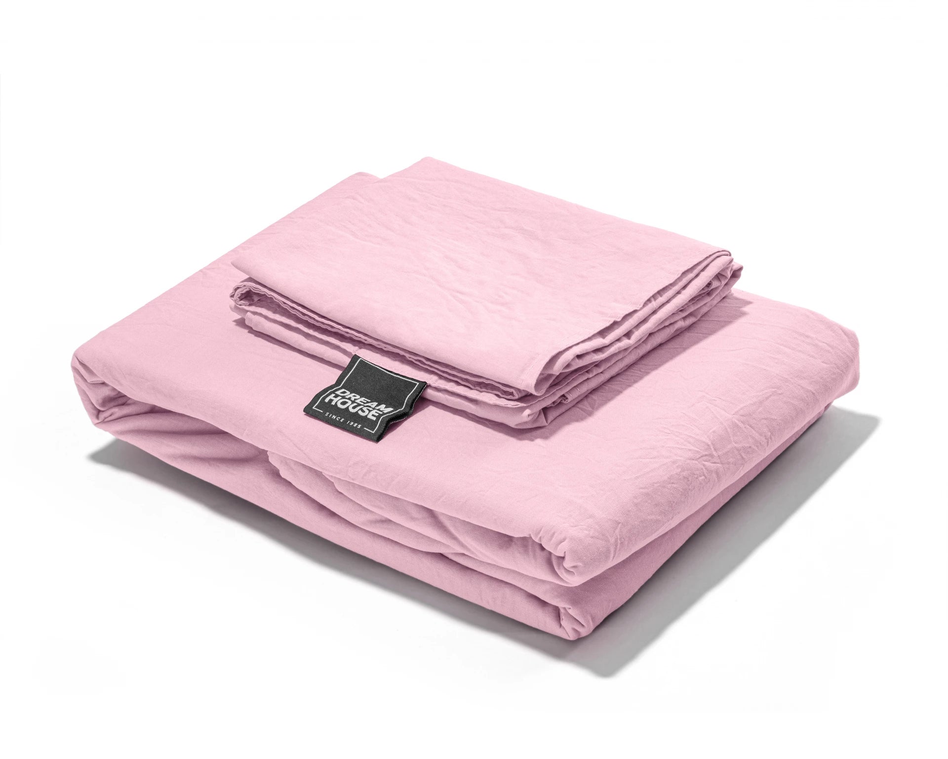Dekbedovertrek Stone Washed Roze 
