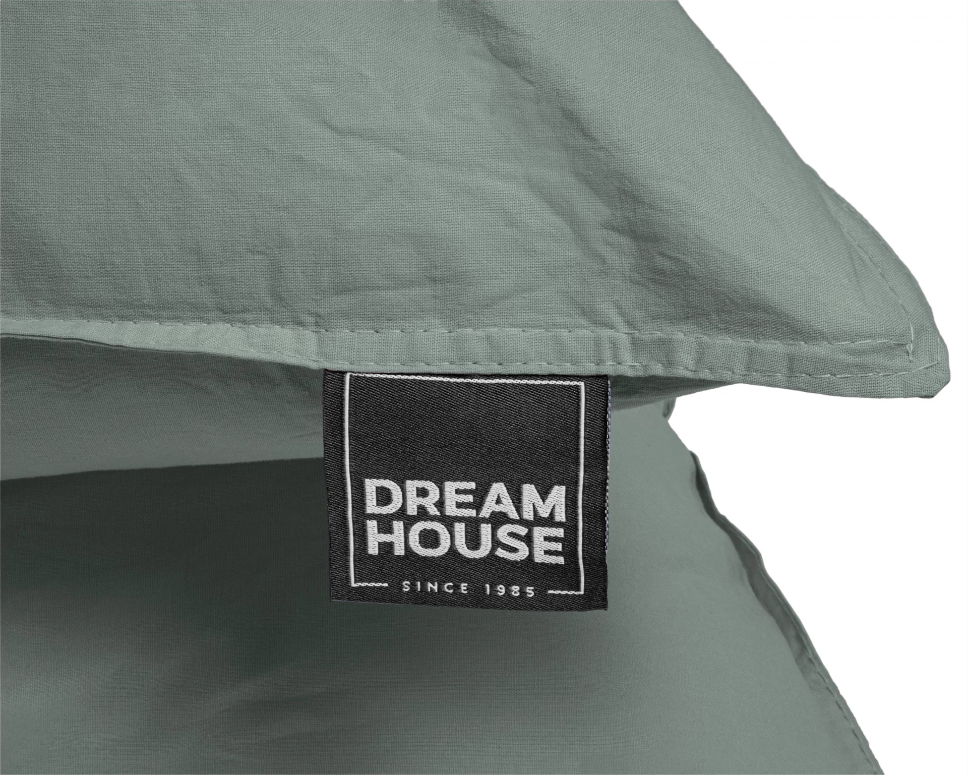 Dekbedovertrek Stone Washed groen 