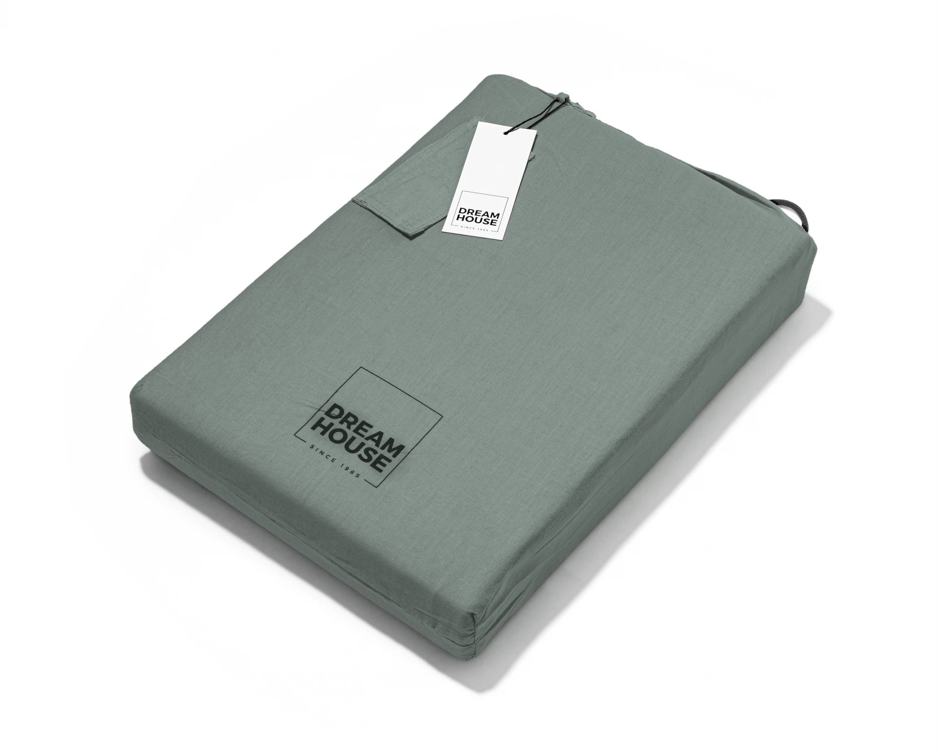 Dekbedovertrek Stone Washed groen 