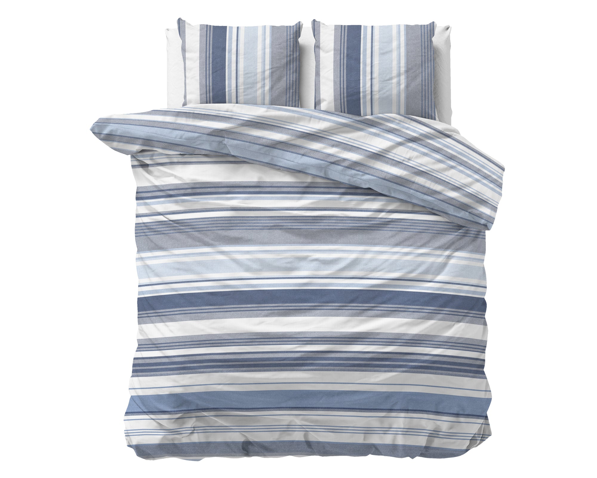 Dekbedovertrek Stripy Blauw 