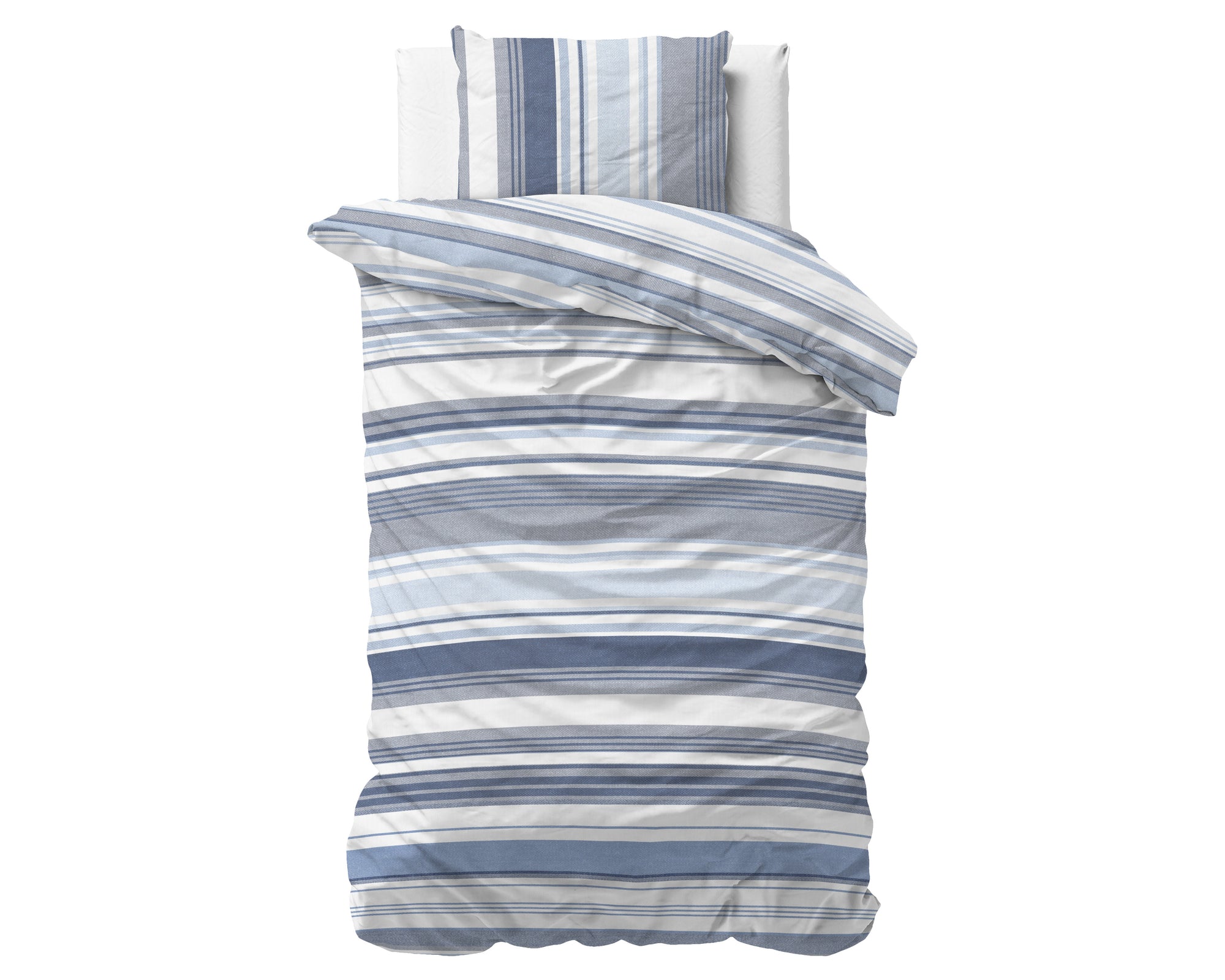 Dekbedovertrek Stripy Blauw 