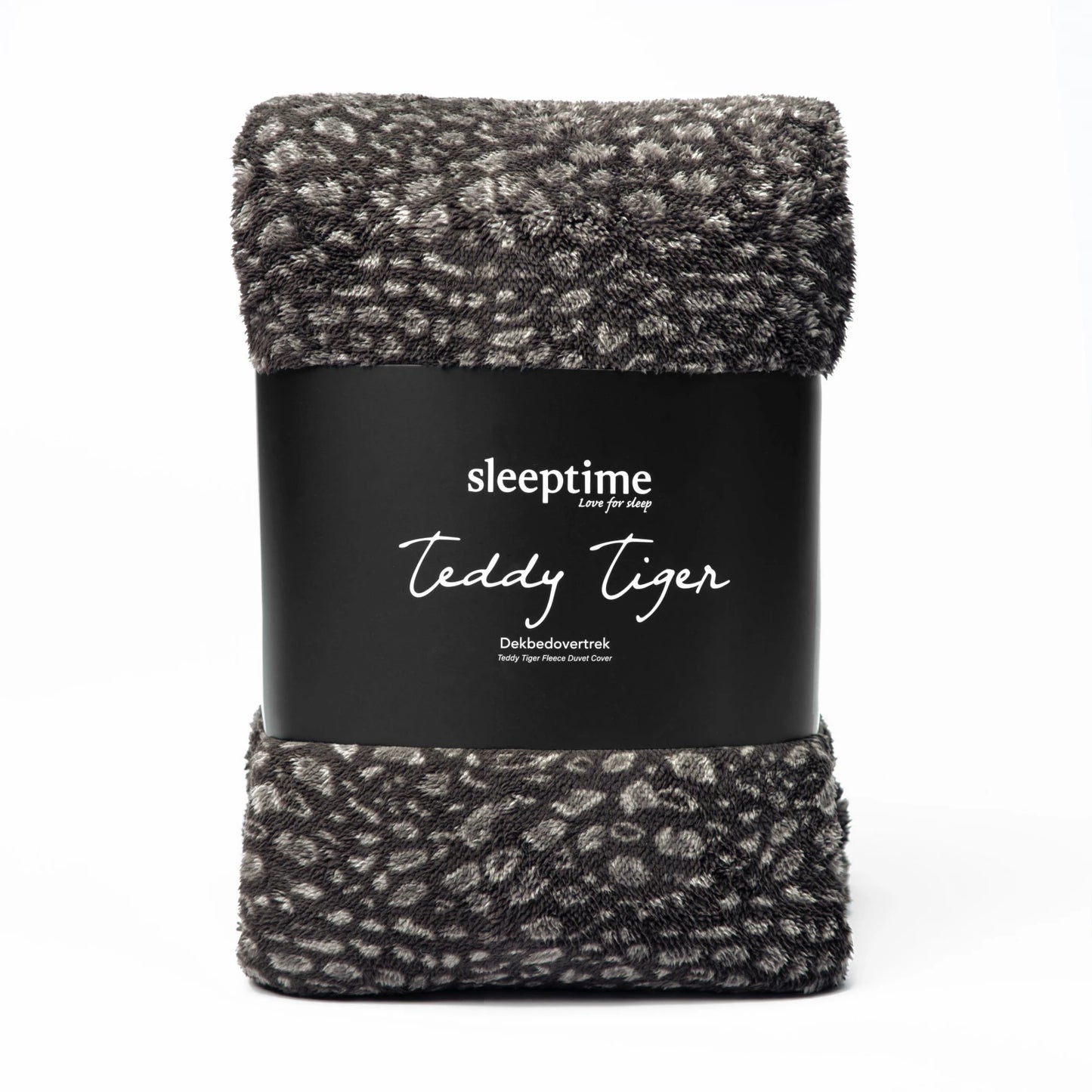 Dekbedovertrek Teddy Tiger Zwart 