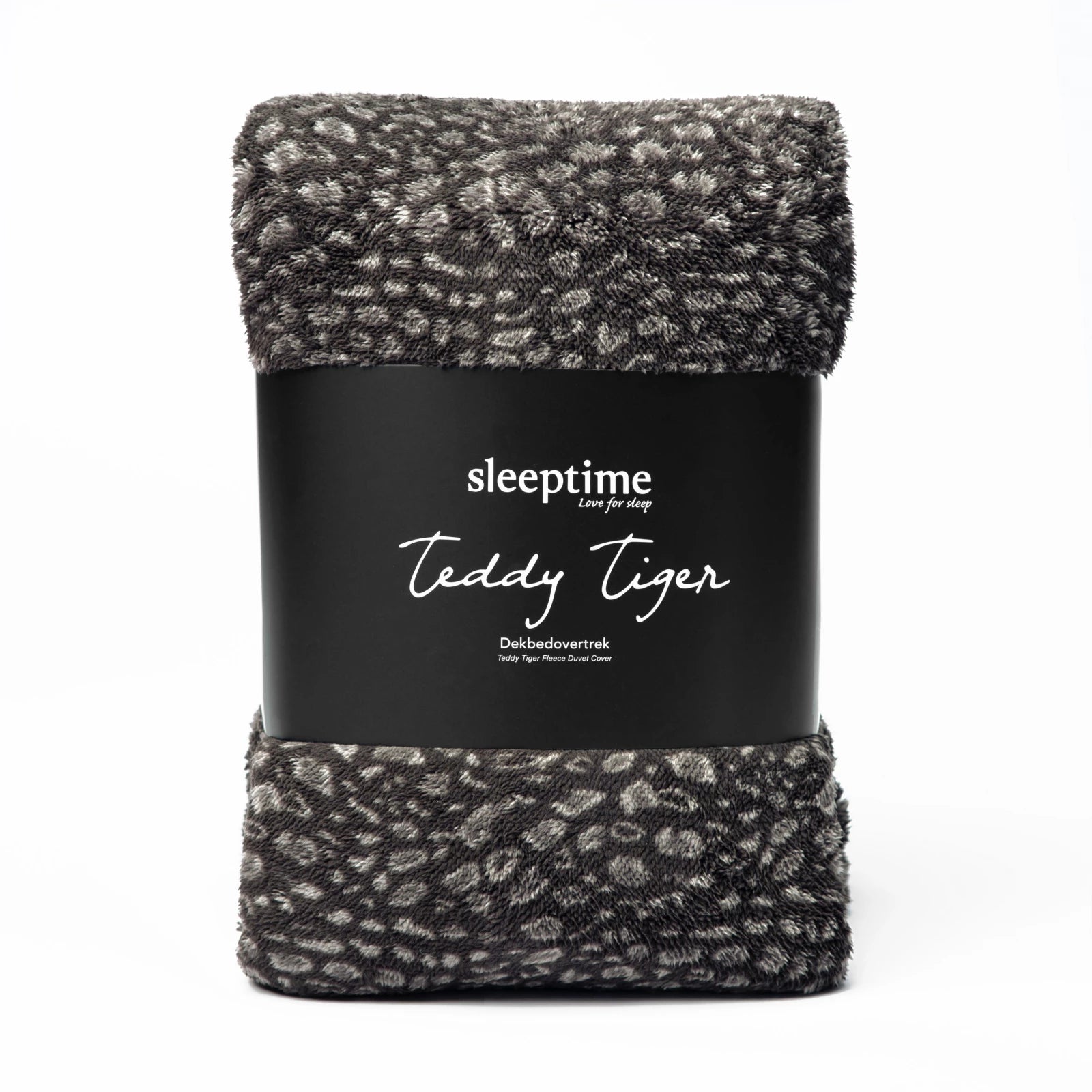 Dekbedovertrek Teddy Tiger Zwart 