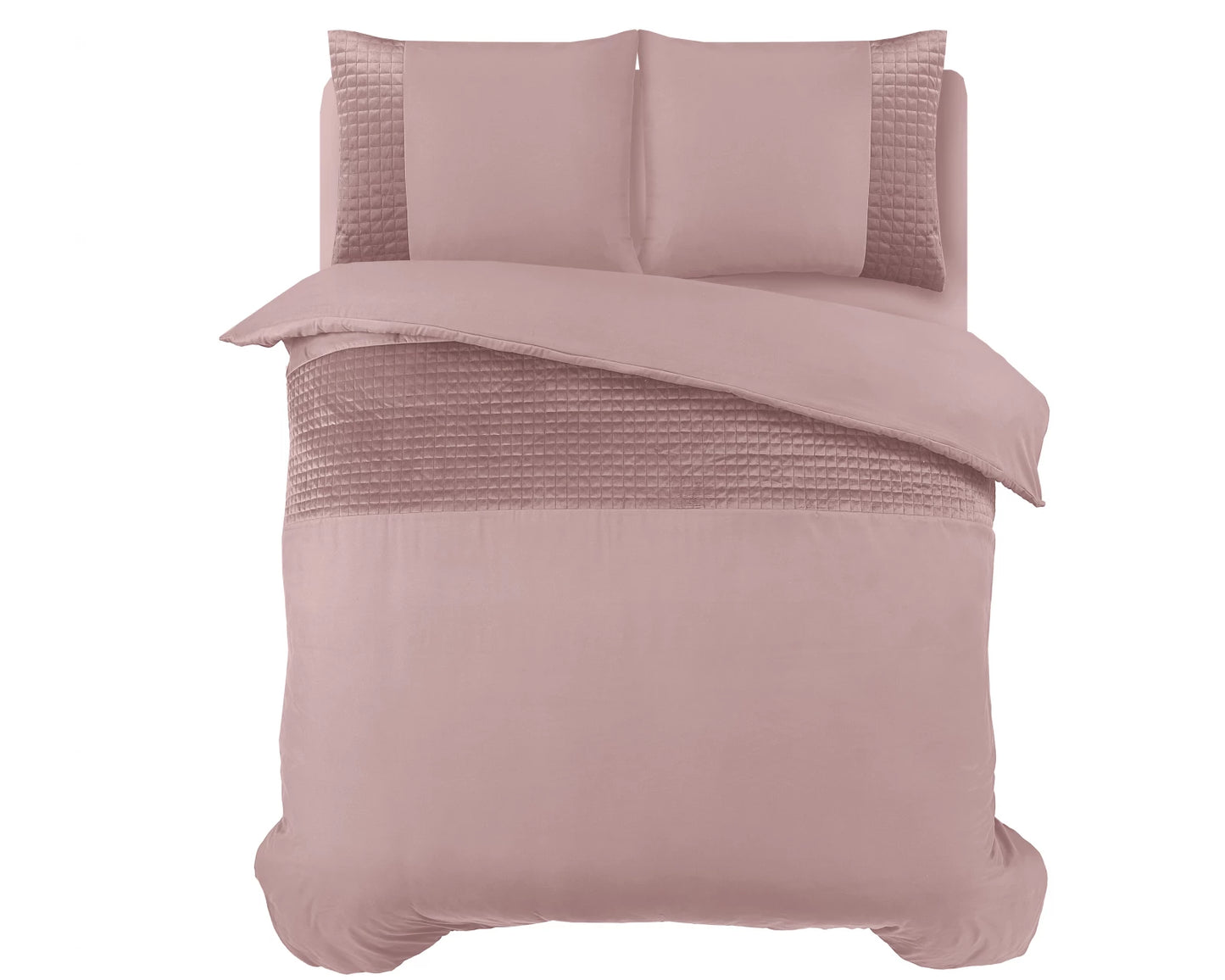 Dekbedovertrek Velvet Band Roze 