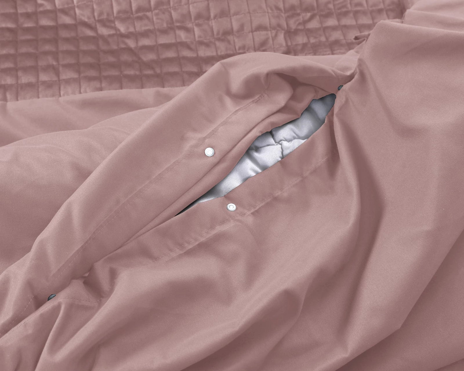 Dekbedovertrek Velvet Band Roze 