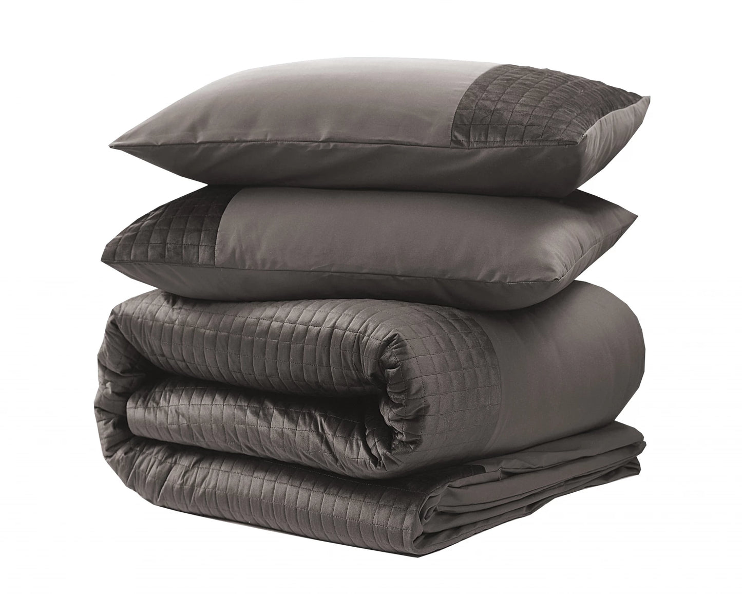 Dekbedovertrek Velvet Band Taupe