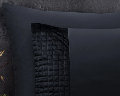Dekbedovertrek Velvet Band zwart