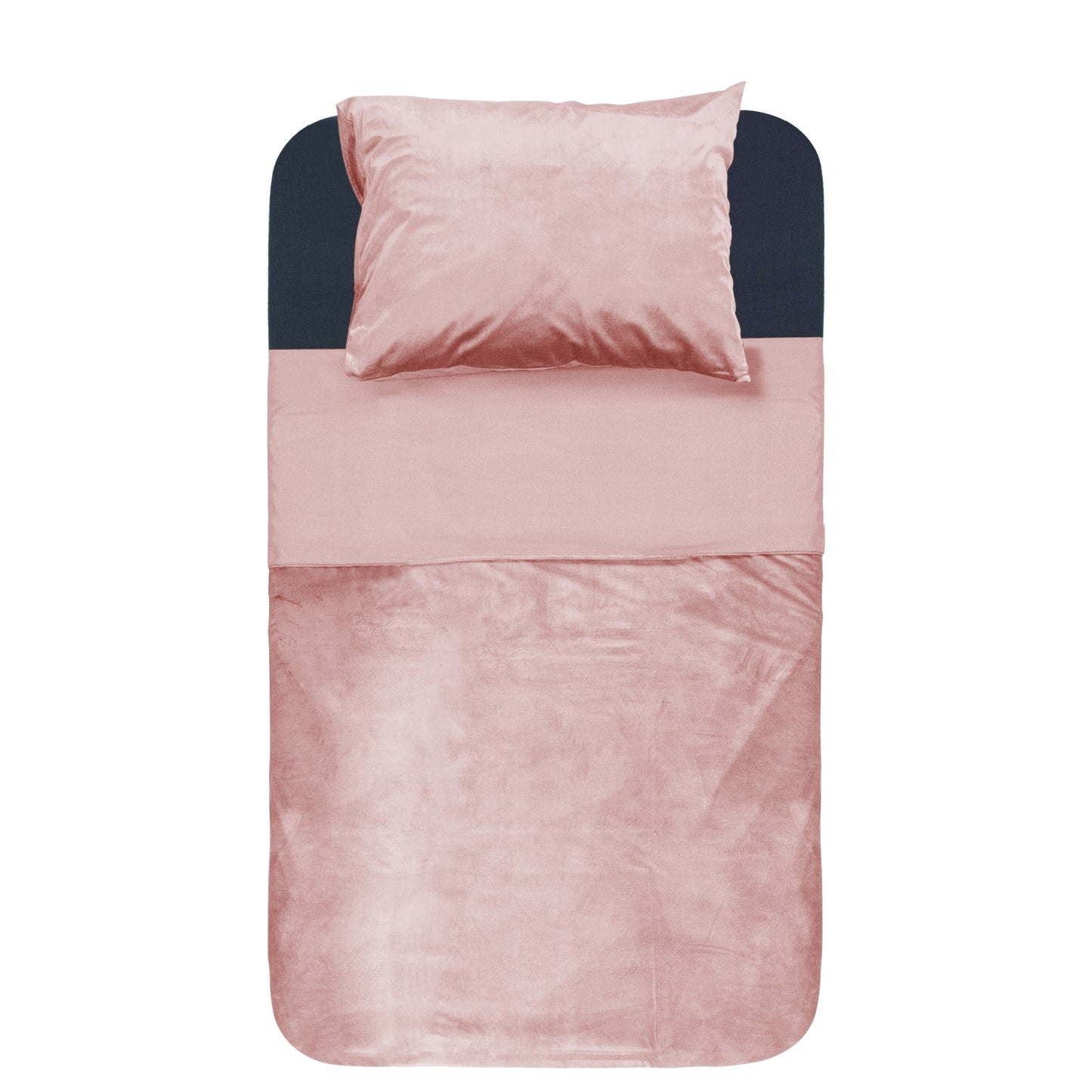 Dekbedovertrek Velvet Piping Roze