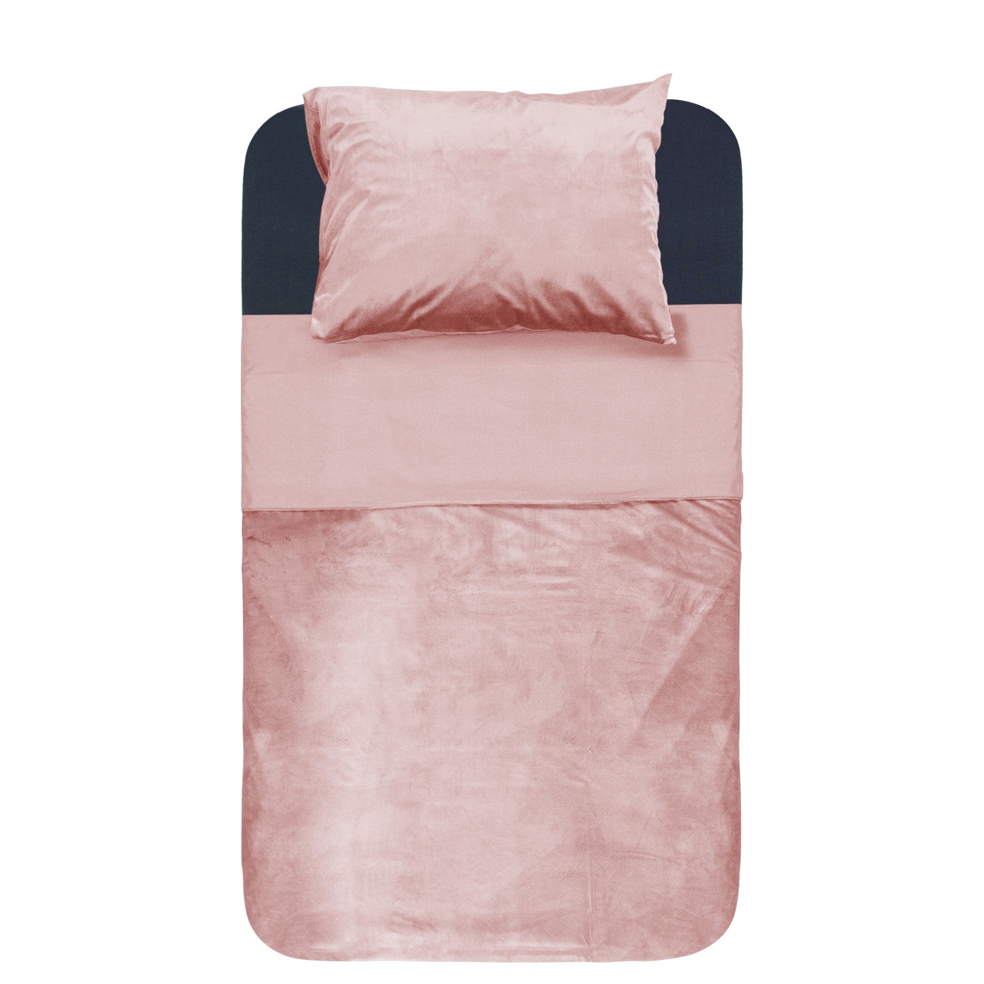 Dekbedovertrek Velvet Piping Roze