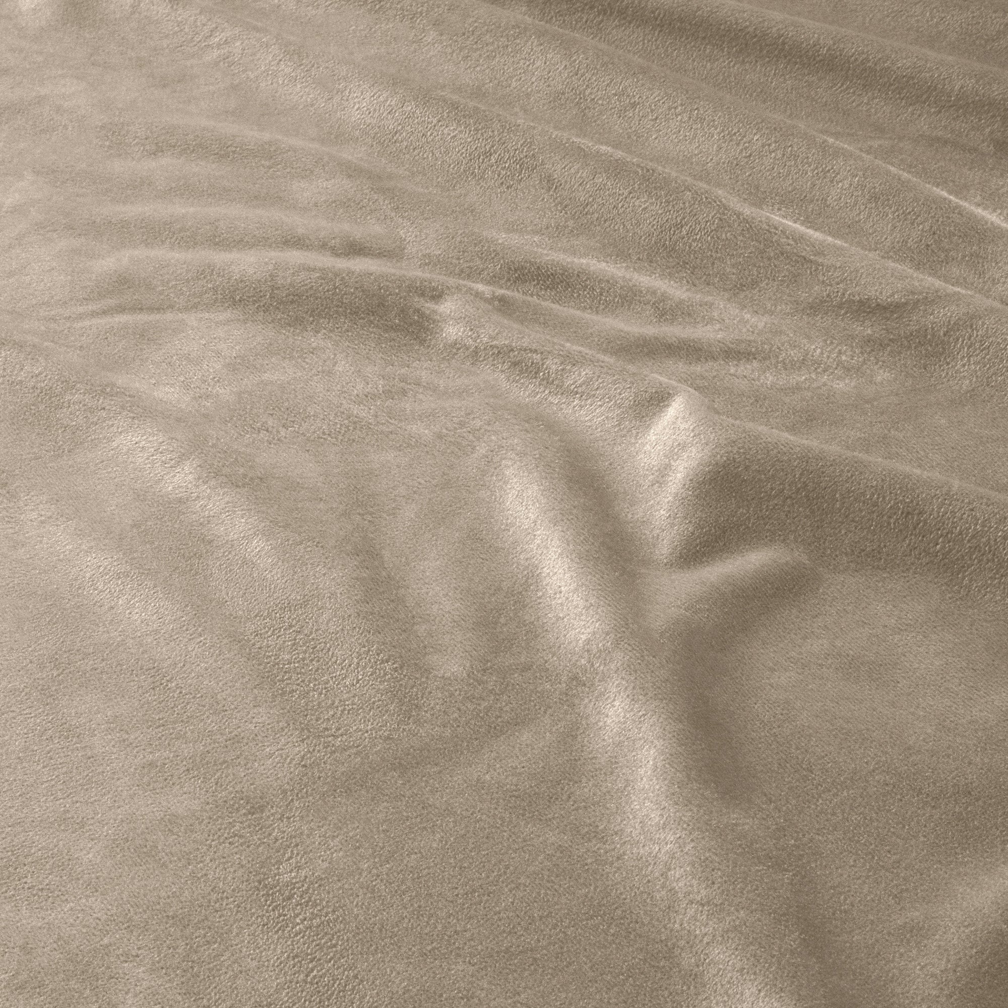 Dekbedovertrek Velvet Piping Taupe 