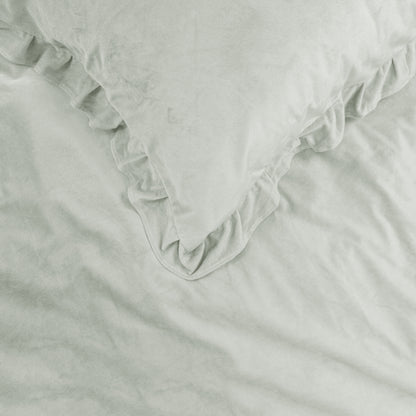 Dekbedovertrek Velvet Ruffles Cappuccino