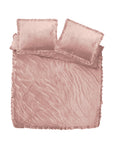 Dekbedovertrek Velvet Ruffles Oud Roze 