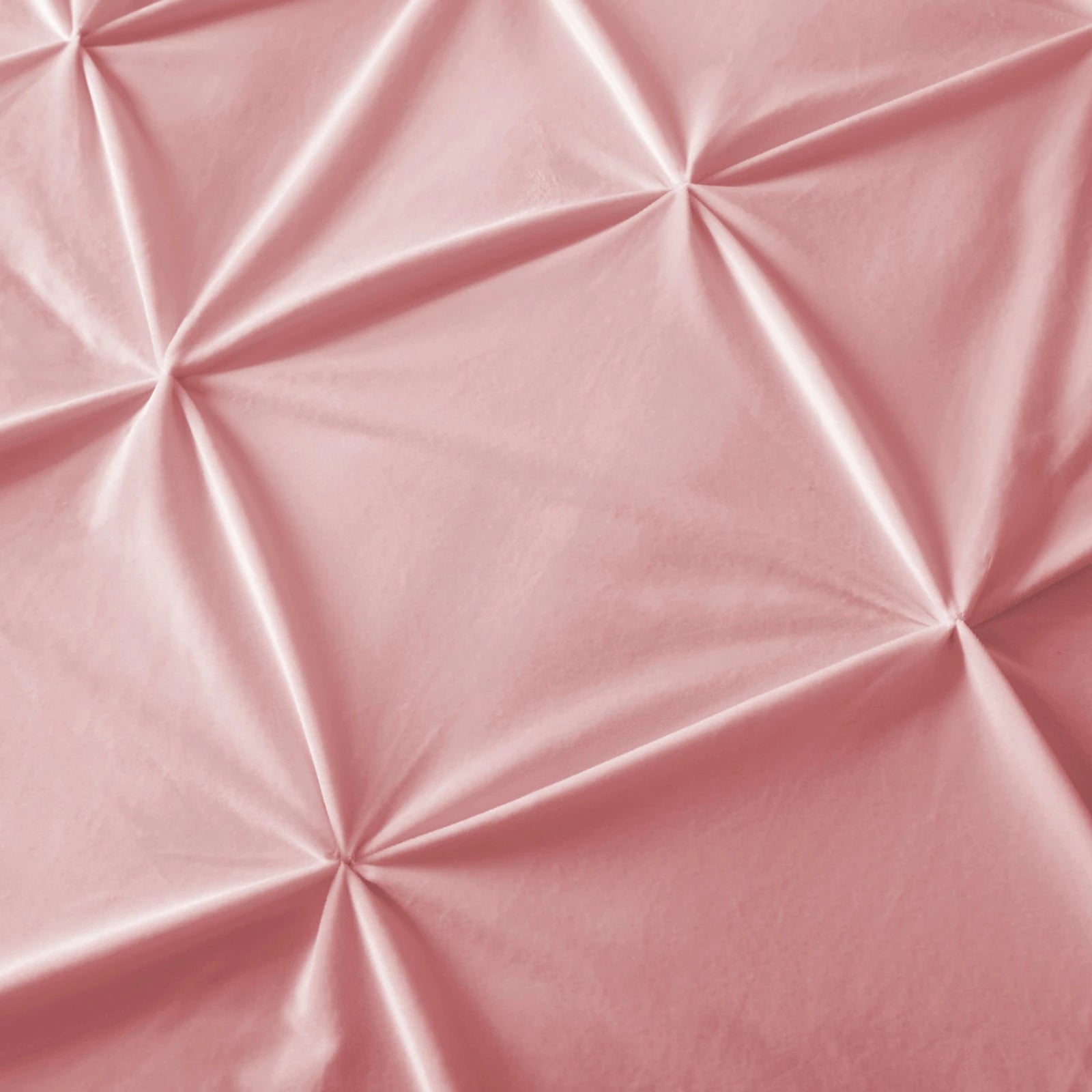 Dekbedovertrek velvet pintuck Roze