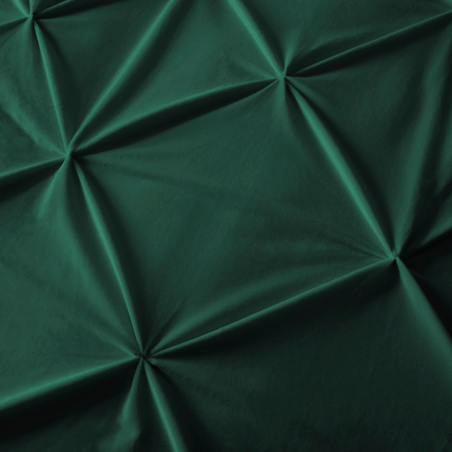 Dekbedovertrek velvet pintuck groen 