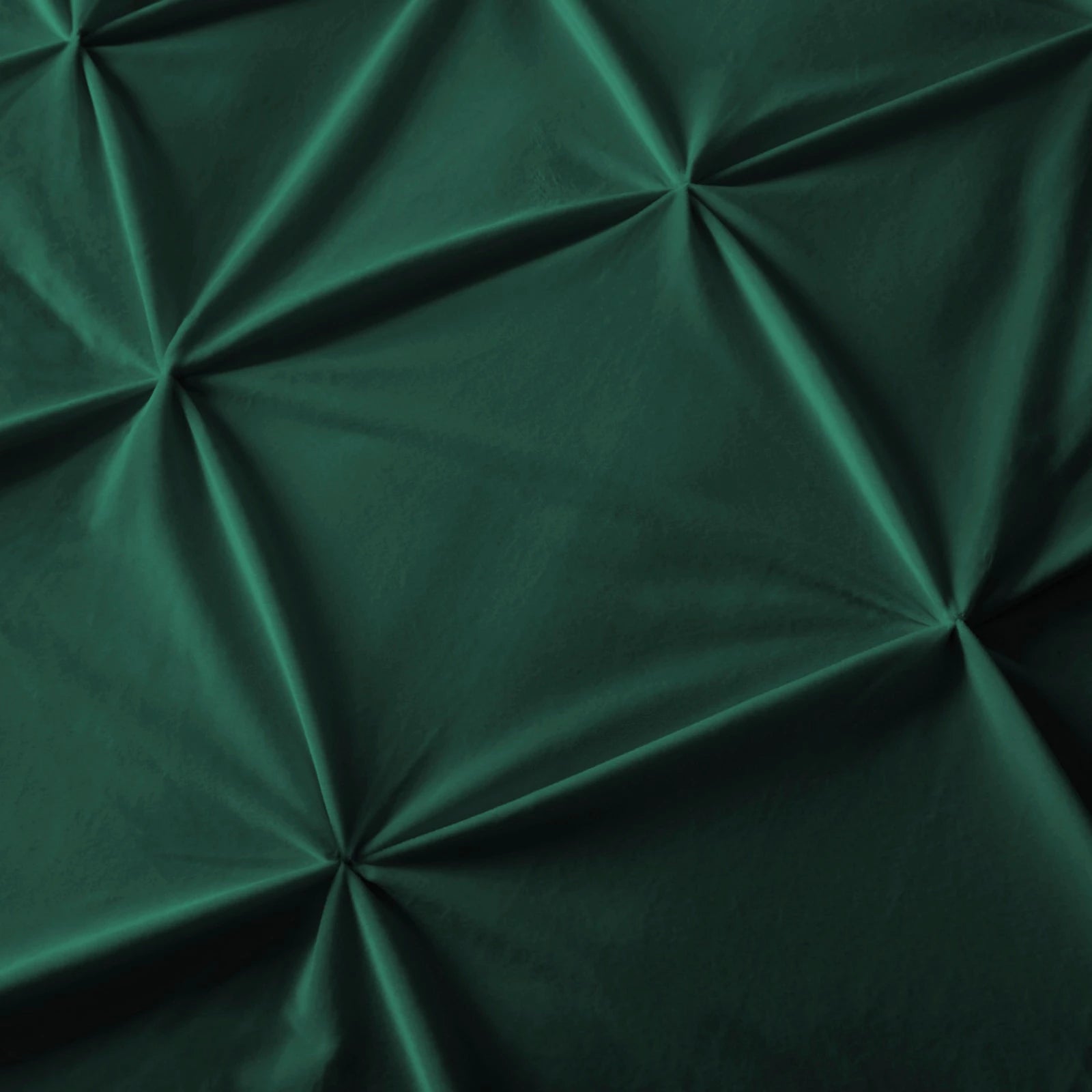 Dekbedovertrek velvet pintuck groen 