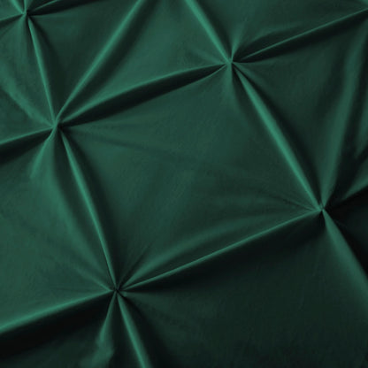 Dekbedovertrek velvet pintuck groen 