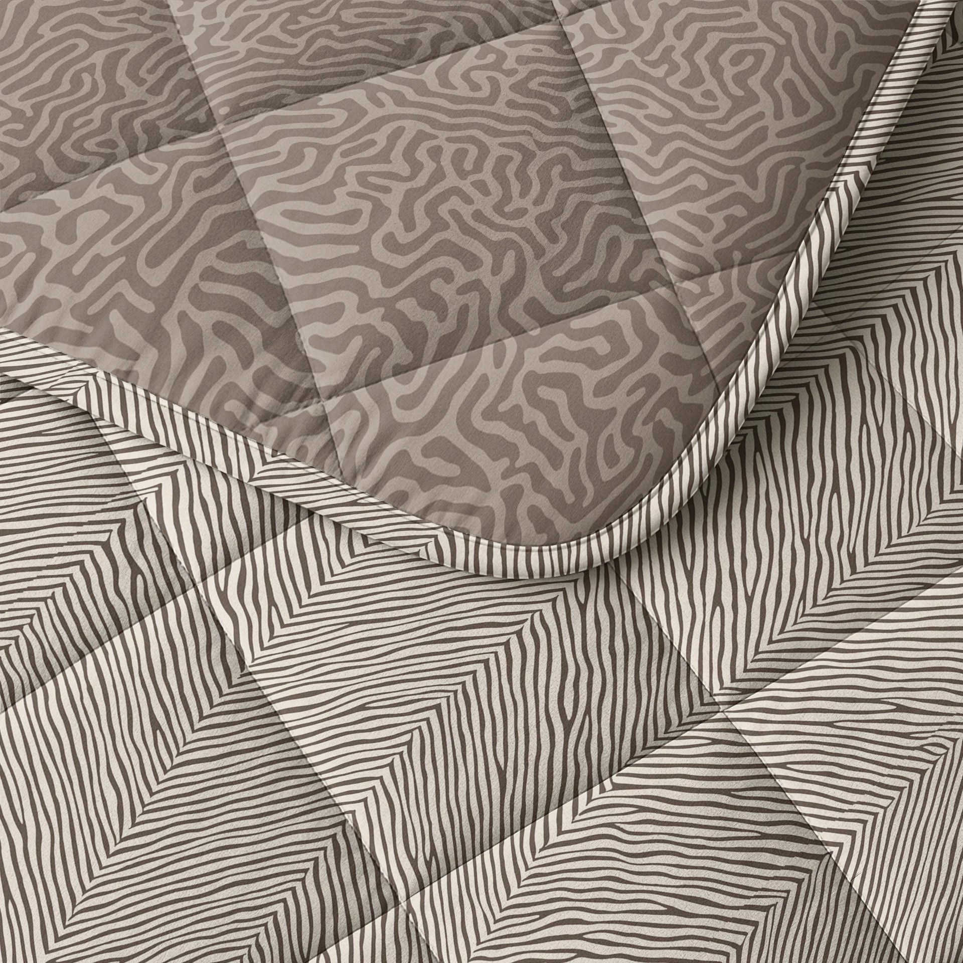 Lazy dekbed Solitude - Taupe